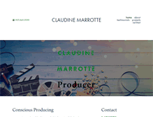 Tablet Screenshot of claudinefilms.com